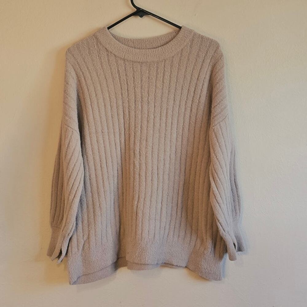 Aerie oversized felt sweater size small